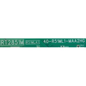 MAIN PARA SMART TV TCL QLED 4K RESOLUCION (3840 x 2160) CON HDR / NUMERO DE PARTE 30800-000097 / 40-R51ML1-MAA2HG / 08-CS75CUN-OC406AA / 30801-000066 / GTC010361I  / V8-R51MT05-LF1V128.019609 / RT2851M / 10994182MA0023 / PANEL LVU750NDDJ / MODELO 75S546
